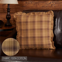 Prescott Pillow Fabric Ruffled 16x16 - The Fox Decor