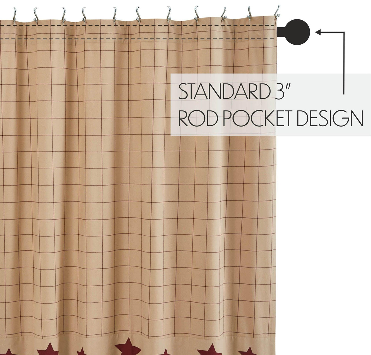 Connell Shower Curtain 72x72 - The Fox Decor