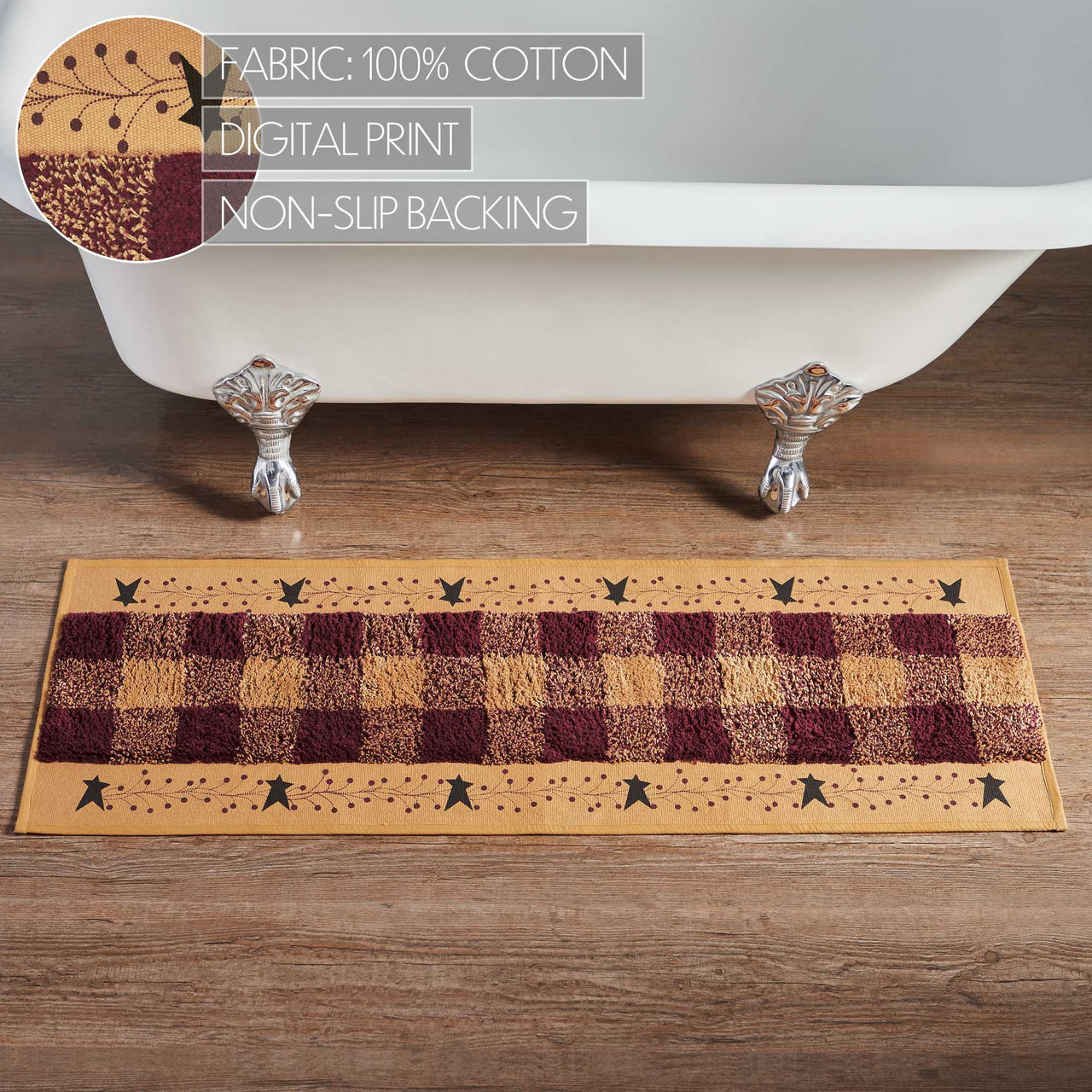 Pip Vinestar Bathmat 17"x48" VHC Brands - The Fox Decor