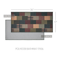 Tea Cabin Polyester Bathmat 17x36 - The Fox Decor