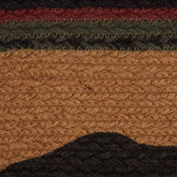 Wyatt Stenciled Bear Jute Braided Placemat Set of 6 - The Fox Decor