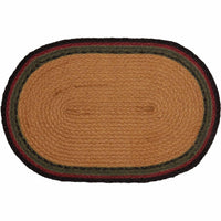 Wyatt Stenciled Bear Jute Braided Placemat Set of 6 - The Fox Decor