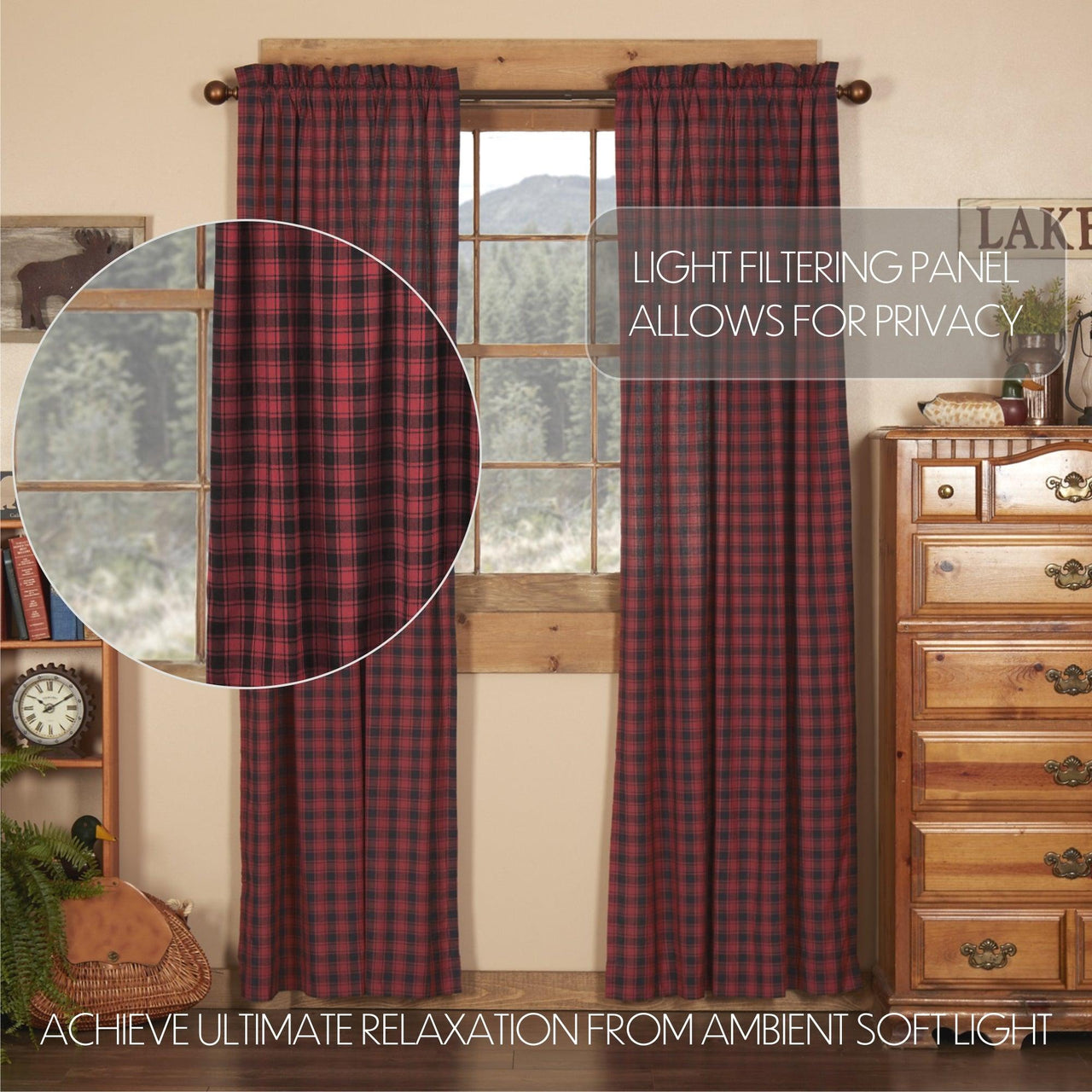 Cumberland Panel Curtain Set of 2 84x40 - The Fox Decor