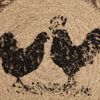 Thumbnail for Sawyer Mill Charcoal Poultry Jute Trivet 8