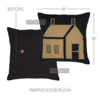 Thumbnail for Heritage Farms Primitive House Pillow 18x18 - The Fox Decor