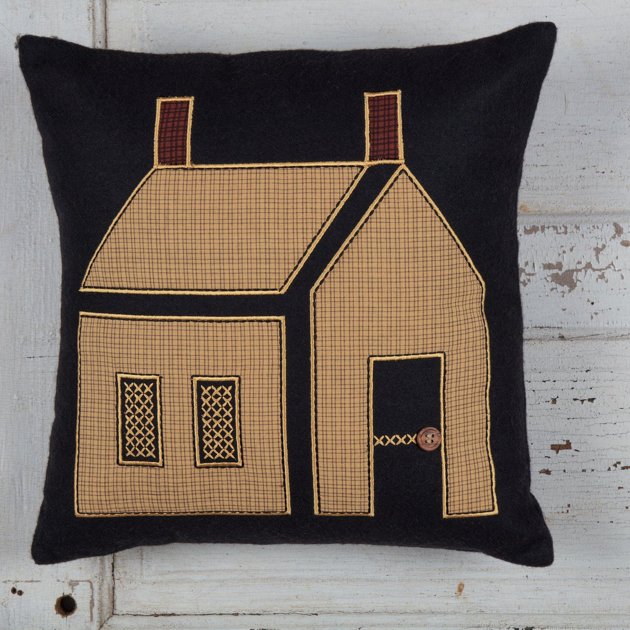 Heritage Farms Primitive House Pillow 18x18 - The Fox Decor