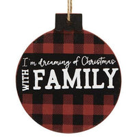 Thumbnail for Home For Christmas Ornament 3 Asstd - The Fox Decor
