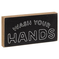 Wash Your Hands Block 2 Asstd - The Fox Decor