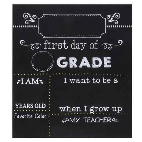 Gradeschool Milestones Chalkboard - The Fox Decor