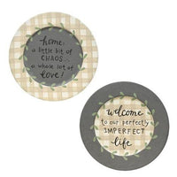 Little Bit of Chaos Plate 85 2 Asstd - The Fox Decor