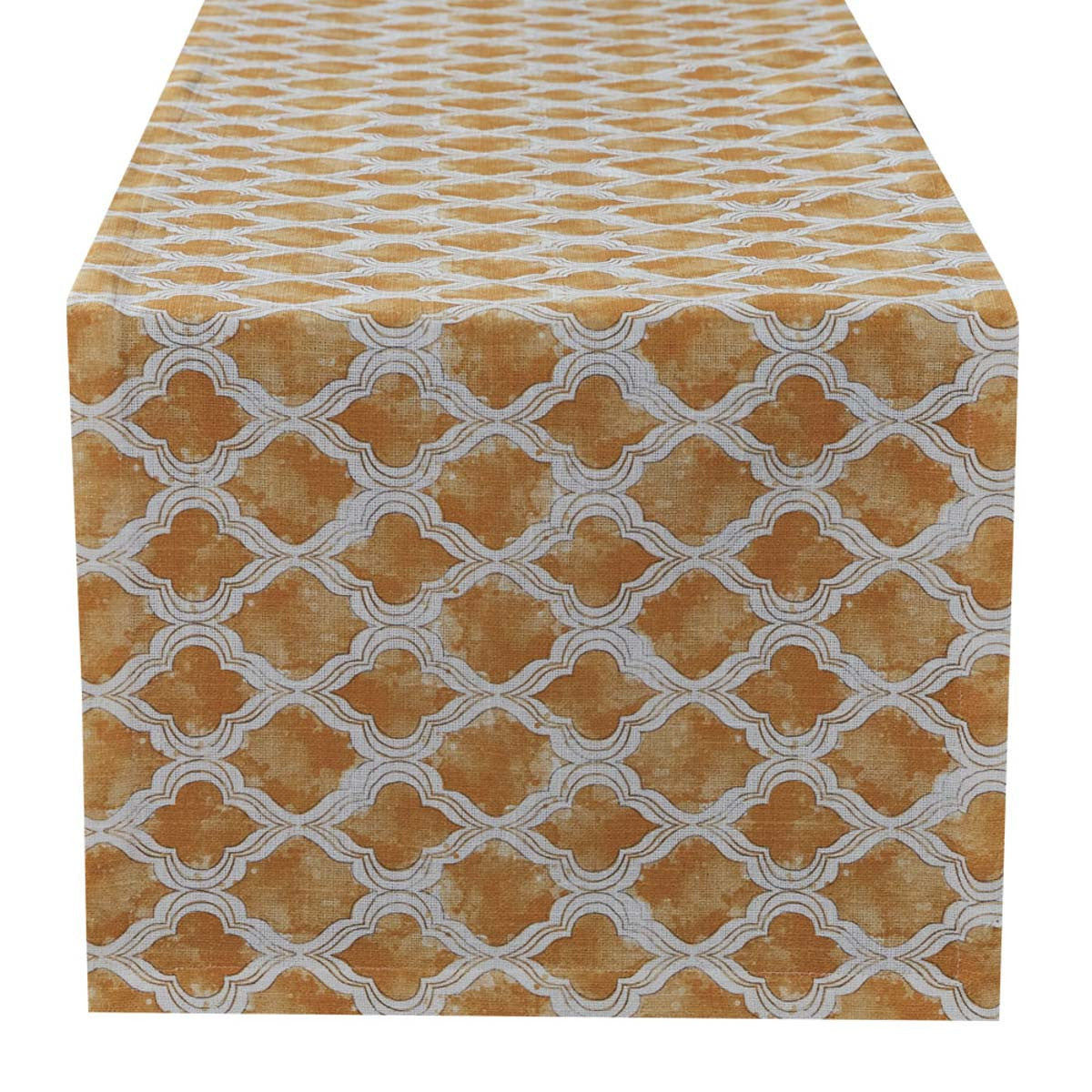 Watercolor Geo Apricot Table Runner - 72"L Set of 2 Park Designs - The Fox Decor
