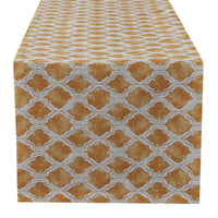 Thumbnail for Watercolor Geo Apricot Table Runner - 72