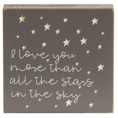 Stars Sentiment Block 4 Asstd - The Fox Decor