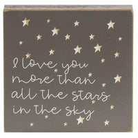 Thumbnail for Stars Sentiment Block 4 Asstd - The Fox Decor