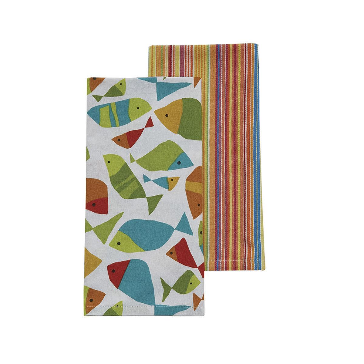 Fabulous Fish Dishtowels Set of 6 Park Designs - The Fox Decor