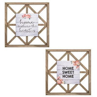 Where the Heart Is Lattice Sign 2 Asstd - The Fox Decor