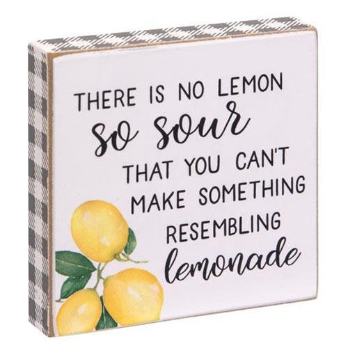 Lemonade Square Block 2 Asstd - The Fox Decor