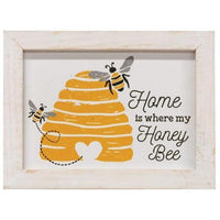 Home Is Where My Honey Bee Frame - The Fox Decor