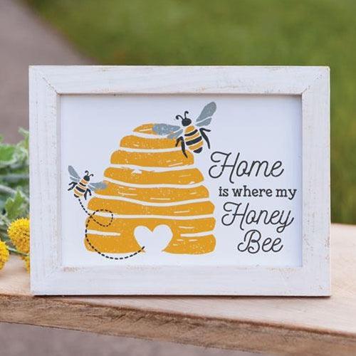 Home Is Where My Honey Bee Frame - The Fox Decor