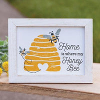 Home Is Where My Honey Bee Frame - The Fox Decor