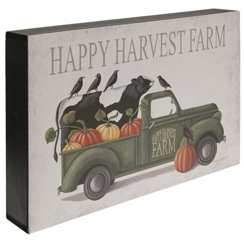 Happy Harvest Farm Truck Box Sign
