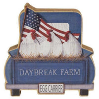 Thumbnail for Daybreak Farm Chunky Wood Truck Sitter - The Fox Decor