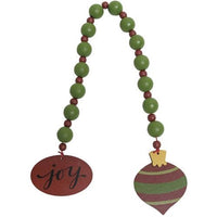 Thumbnail for Joy & Christmas Bulb Beaded Ornament