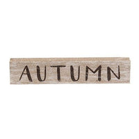 3 Set Welcome Autumn Green Truck Blocks - The Fox Decor
