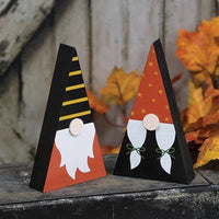 2 Set Mr & Mrs Gnome Chunky Sitters - The Fox Decor