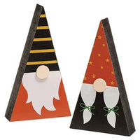 2 Set Mr & Mrs Gnome Chunky Sitters - The Fox Decor