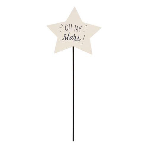 Patriotic Star Plant Stake 3 Asstd - The Fox Decor