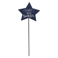 Thumbnail for Patriotic Star Plant Stake 3 Asstd - The Fox Decor