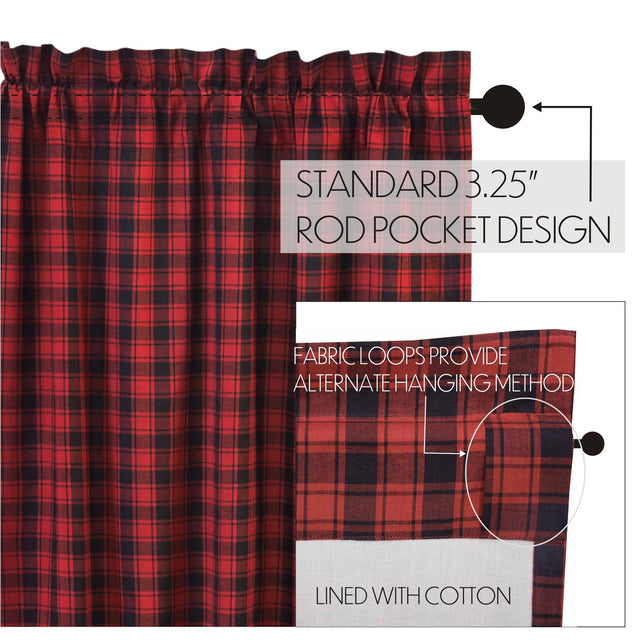 Cumberland Valance Curtain 16x72 - The Fox Decor