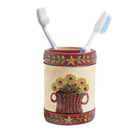 Thumbnail for Folk Crow Bath Toothbrush Hold Set of 8 Park Designs - The Fox Decor