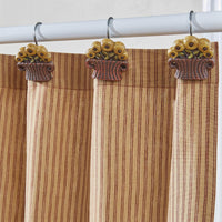 Thumbnail for Folk Crow Shower Curtain Hooks Set of 4 Park Designs - The Fox Decor