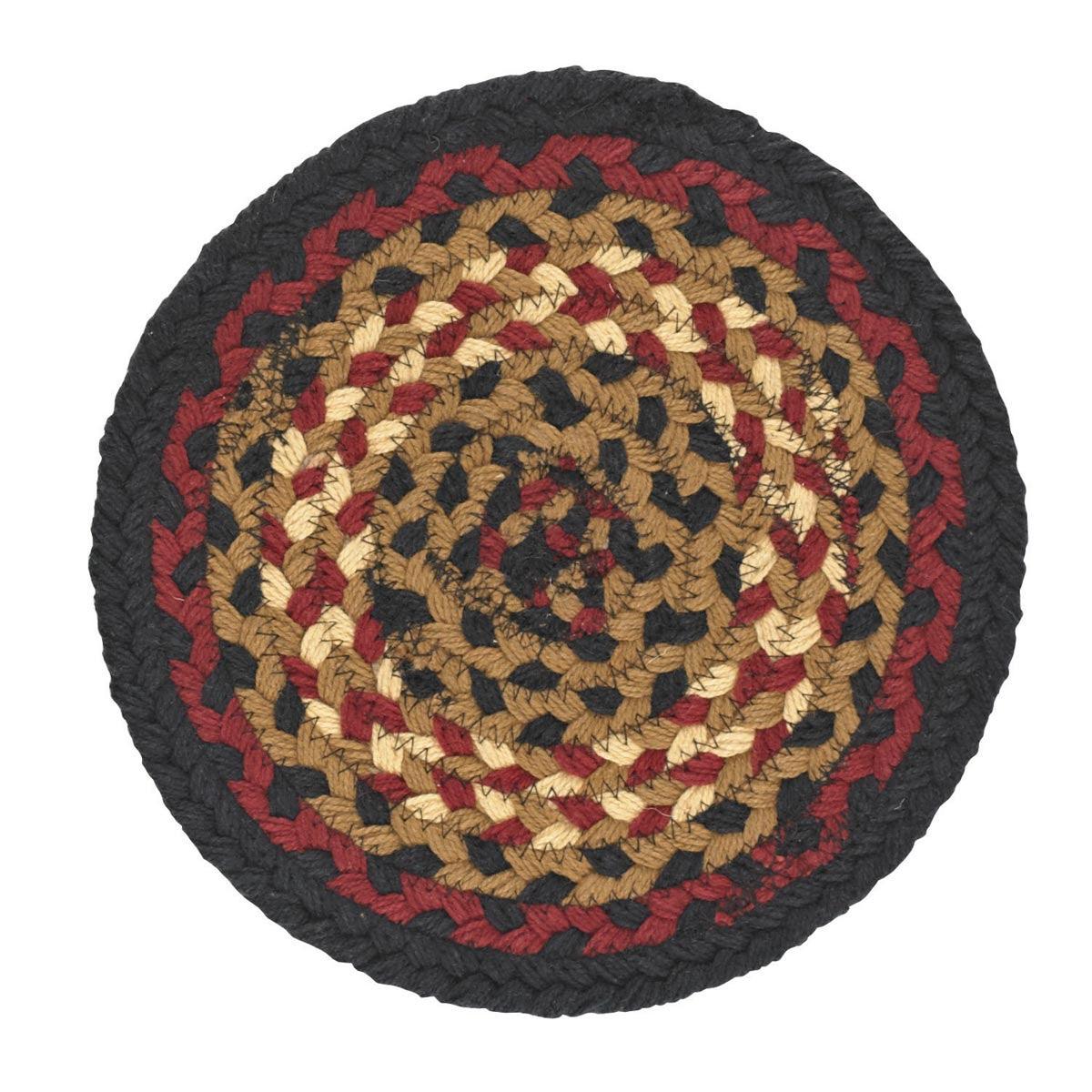Folk Art Braided Trivet Set of 4 Park Designs - The Fox Decor