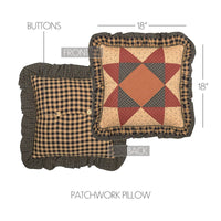 Thumbnail for Maisie Patchwork Pillow 18x18 VHC Brands - The Fox Decor