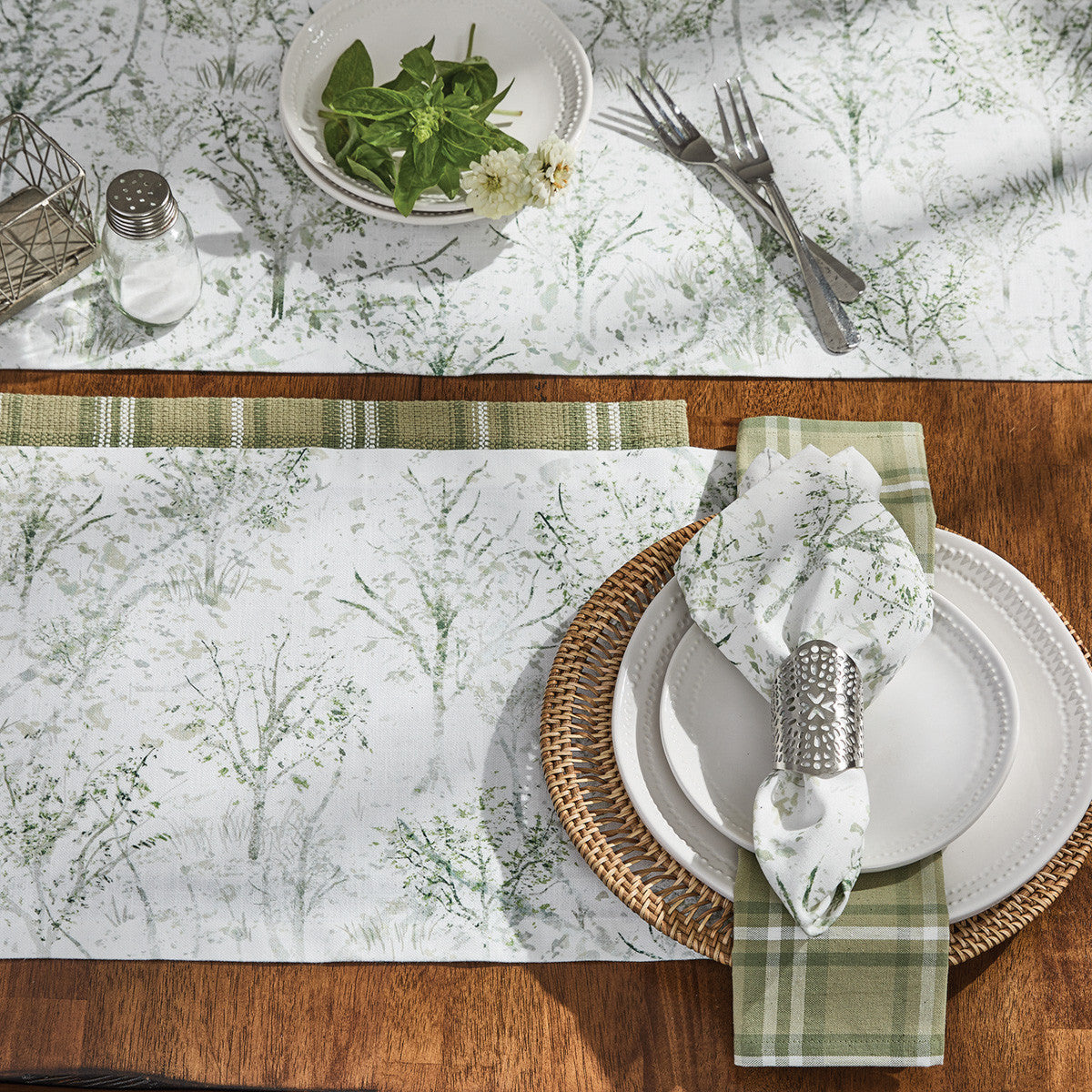 Brookgreen Table Runner 54" L Set of 2 Park Designs - The Fox Decor