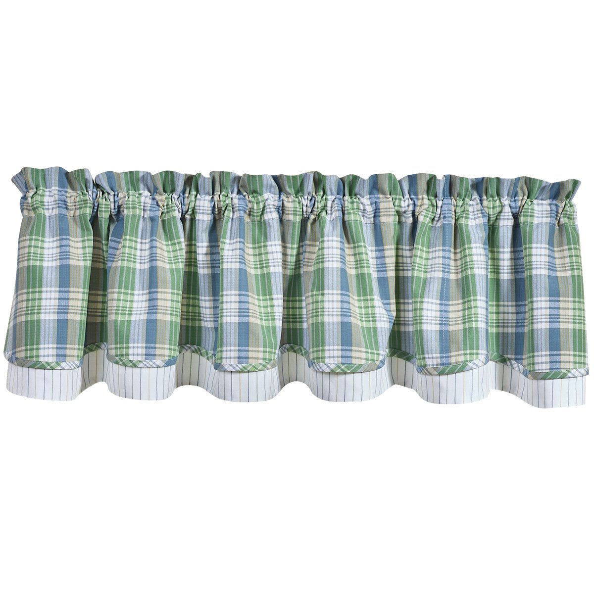 Wren Lined Layered Valance 16" L Set of 2 Park Designs - The Fox Decor
