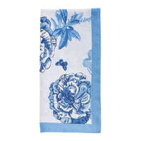 Thumbnail for Patricia Heaton Home Florals And Flitters Printed Napkin  Blue Set of 12 Park Designs