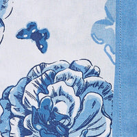 Thumbnail for Patricia Heaton Home Florals And Flitters Printed Napkin Blue Set of 12 Park Designs - The Fox Decor