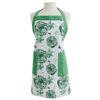 Thumbnail for Patricia Heaton Home Florals And Flitters Apron Green Set of 2 Park Designs