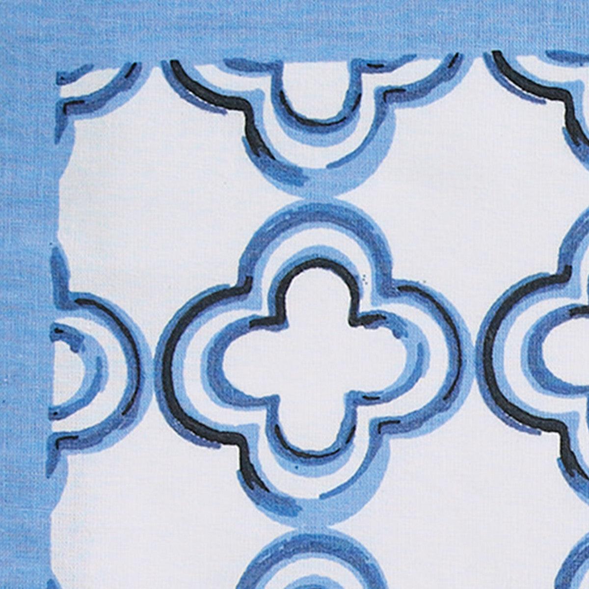 Patricia Heaton Home Geo Reversible Placemat Blue Set of 12 Park Designs