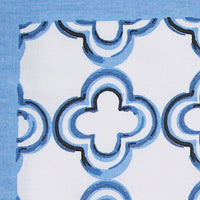 Thumbnail for Patricia Heaton Home Geo Reversible Placemat Blue Set of 12 Park Designs