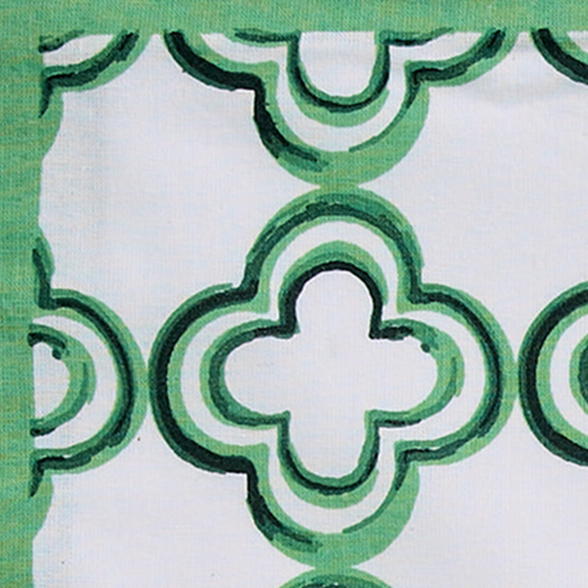 Patricia Heaton Home Geo Reversible Placemat Green Set of 12 Park Designs