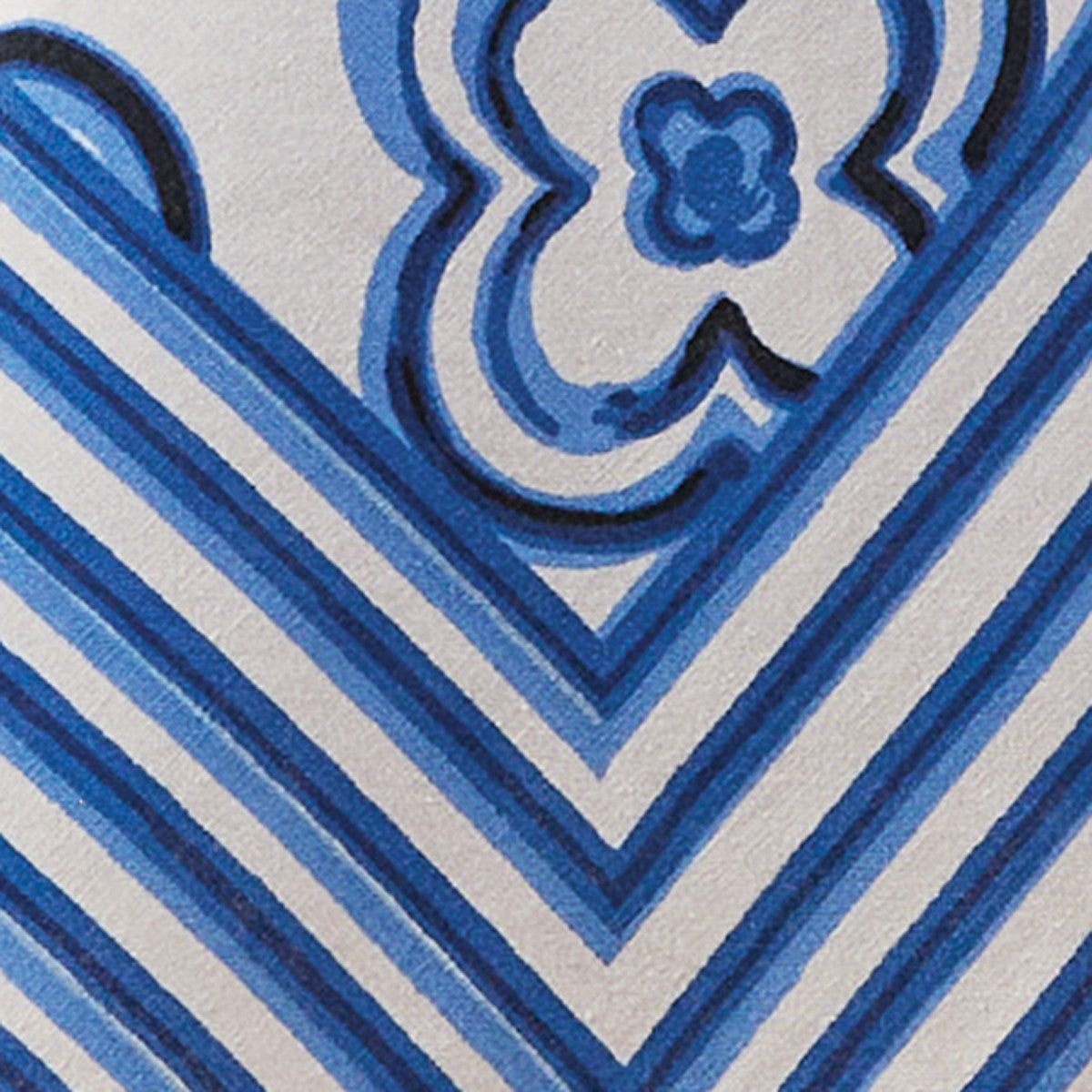 Patricia Heaton Home Geo Tablecloth 54" X 54" Blue Set of 2 Park Designs
