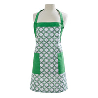 Thumbnail for Patricia Heaton Home Geo Apron Green Set of 2 Park Designs