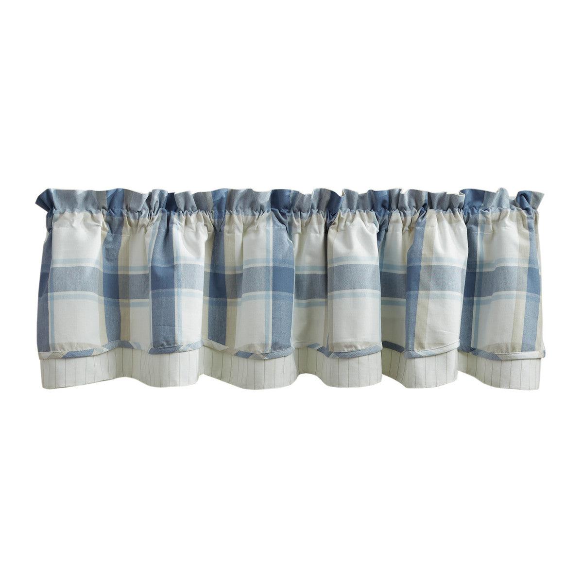 Aviary Valance - Lined Layered 72x16 Set of 2 Park designs - The Fox Decor