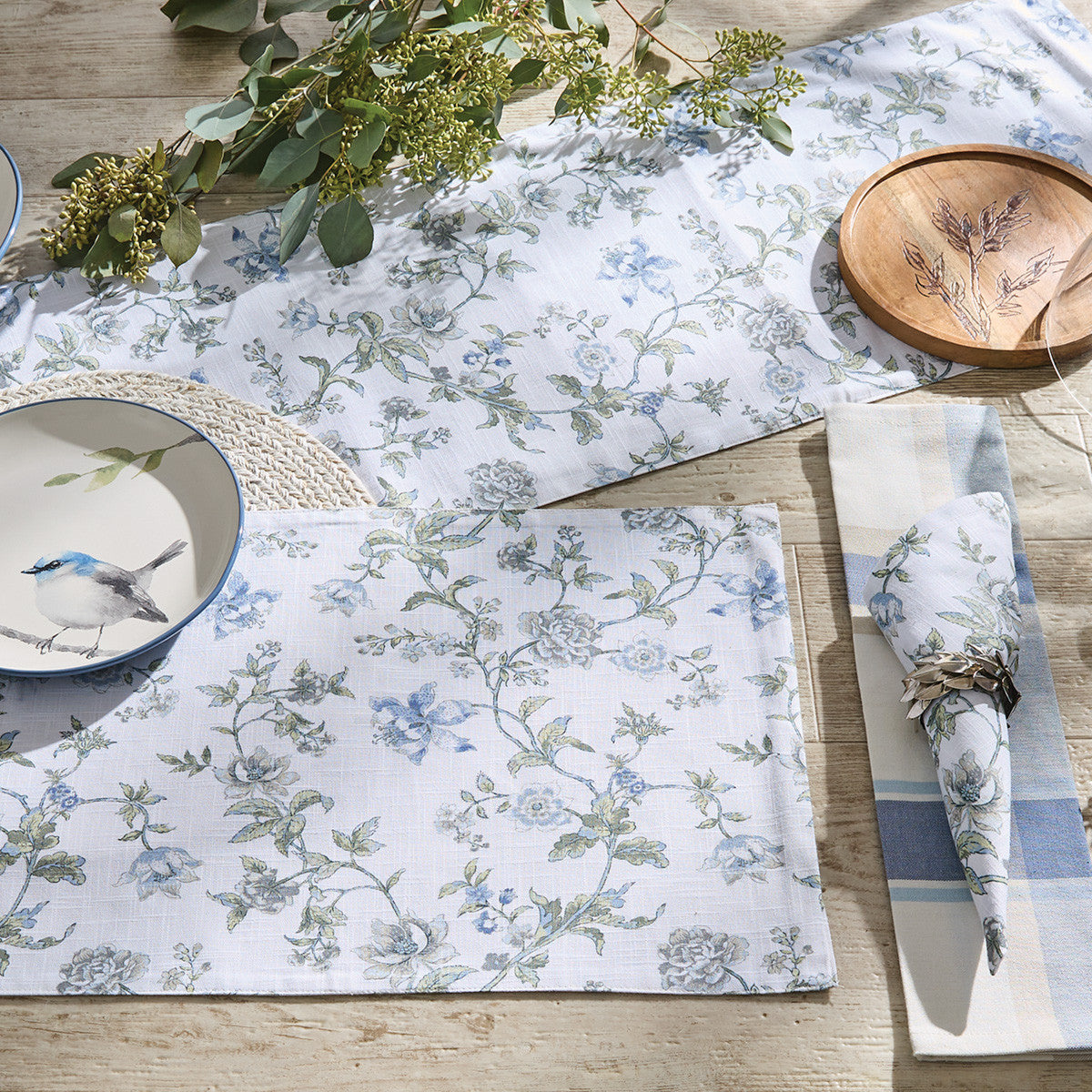 Wythe Garden Table Runner 36"L Set of 2 Park Designs - The Fox Decor