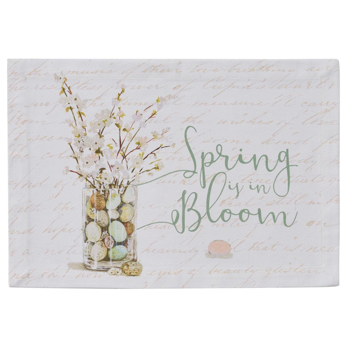 Spring In Bloom Placemat Set of 12 Park Designs - The Fox Decor